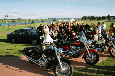 wesele na dwóch kołkach wesele motocykle ślub